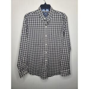 NWT Izod long sleeve plaid button down shirt - small